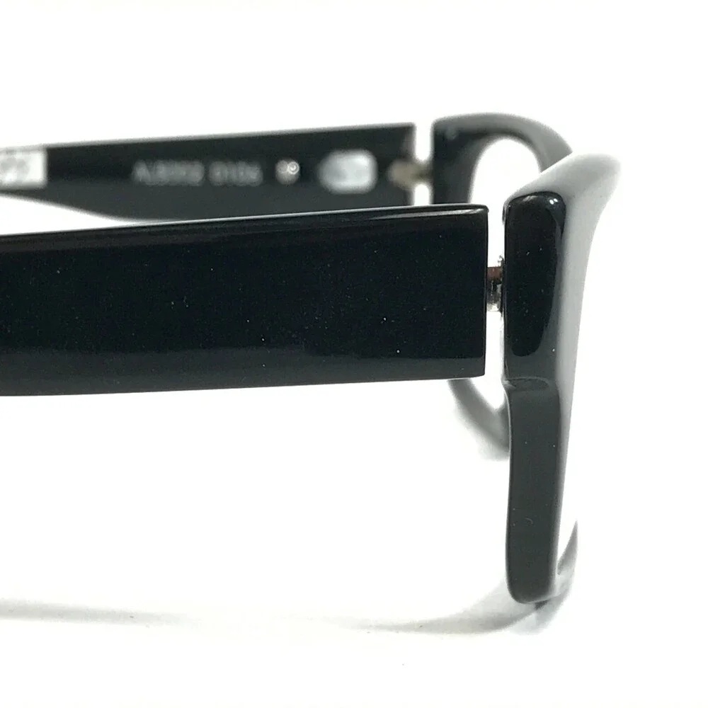 Alain Mikli Eyeglasses Frames AL5002 0106 Shiny Black Square Thick Rim 54-17-135